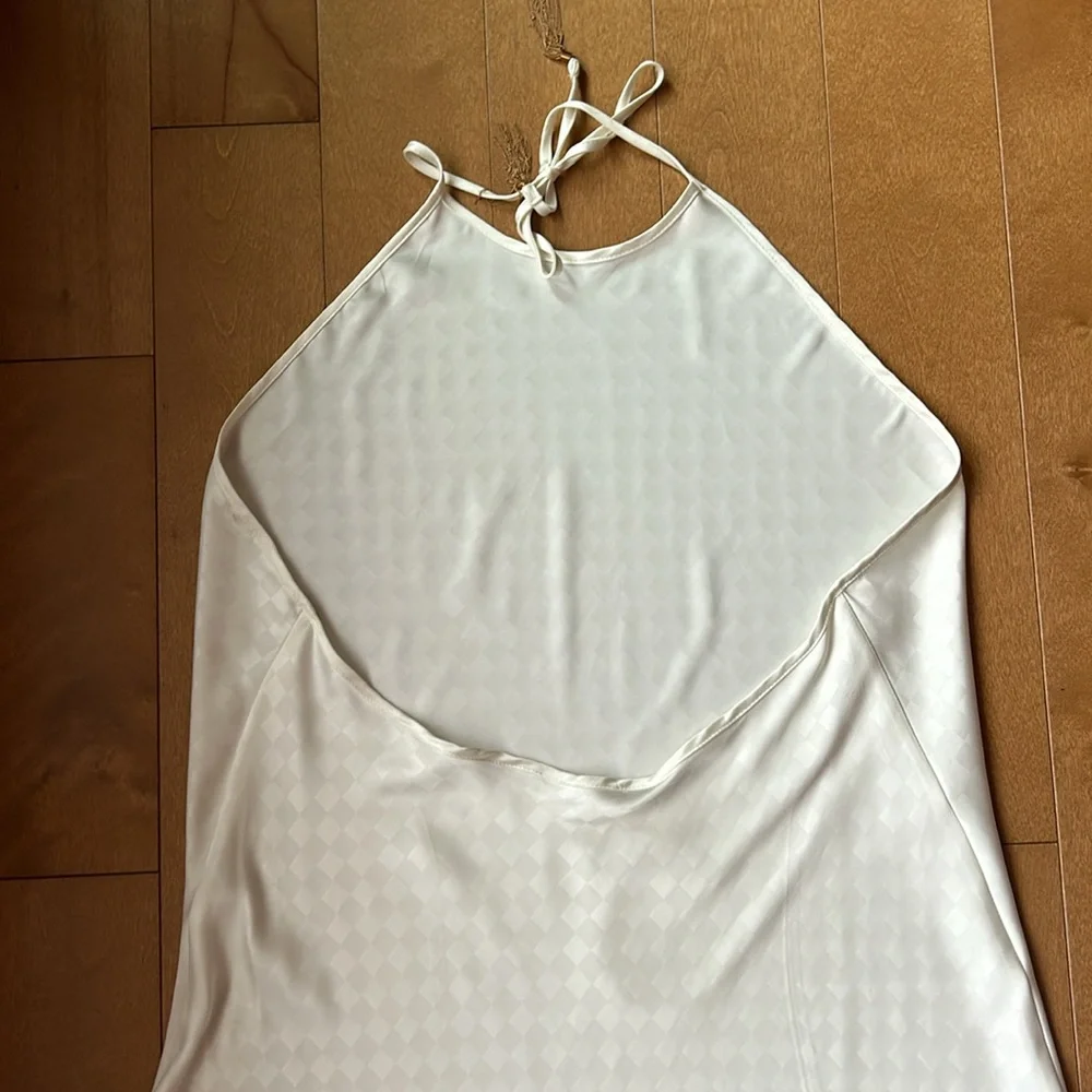 Silky Halter Midi Dress - Picture 4 of 4